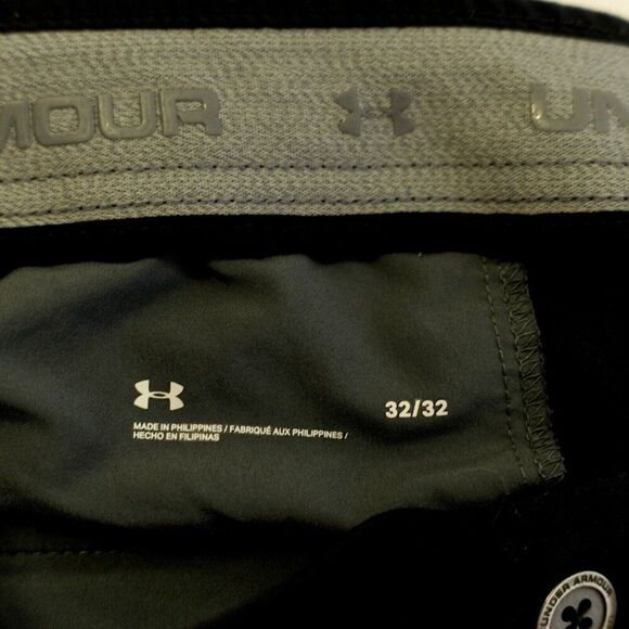 Under Armour Blue Elastic Waist Low Rise Athletic Nylon Polyester Pants 31/31 - Picture 8 of 13